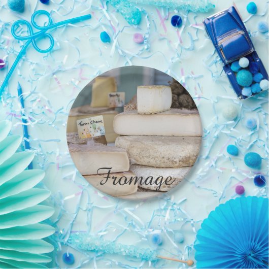 Rustige Franse kaasselectie Papieren Bordje (Feest)