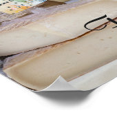 Rustige Franse kaasselectie Poster (Hoek)