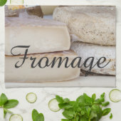 Rustige Franse kaasselectie Theedoek (Gevouwen)