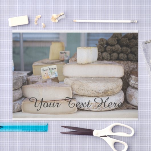Rustige Franse kaasselectie Tissuepapier (Craft)