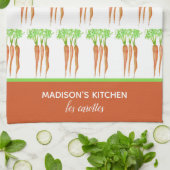 Rustige Franse persoonlijke Waterverf wortelt Theedoek (Gevouwen)