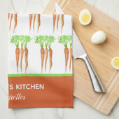 Rustige Franse persoonlijke Waterverf wortelt Theedoek (Quarter Fold)