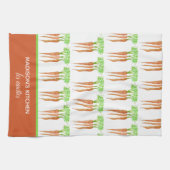 Rustige Franse persoonlijke Waterverf wortelt Theedoek (Horizontaal)