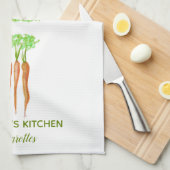 Rustige Franse persoonlijke Waterverf wortelt Theedoek (Quarter Fold)