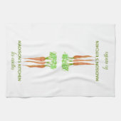 Rustige Franse persoonlijke Waterverf wortelt Theedoek (Horizontaal)