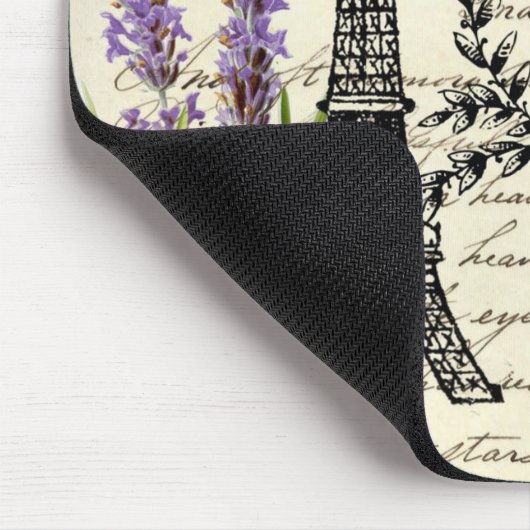  rustige franse vlinderparijs eiffeltoren muismat (Hoek)
