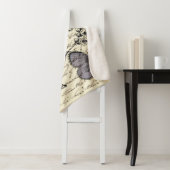 rustige franse vlinderparijs eiffeltoren sherpa deken (In situ)