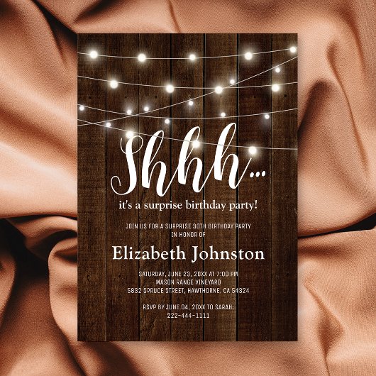 Rustige geboortecirkel in land Adult Surprise Kaart