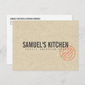  Rustige, gebundelde Logo Kraft Kijk Briefkaart (Voorkant / Achterkant)