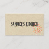  Rustige, gebundelde Logo Kraft Kijk Visitekaartje (Voorkant)