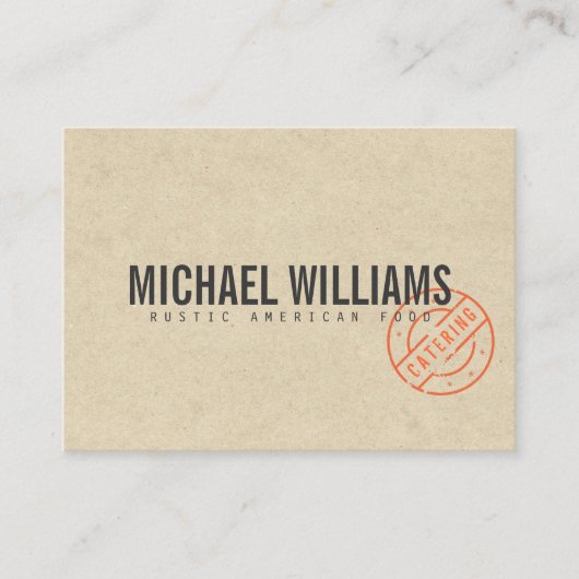  Rustige, gebundelde Logo Kraft Kijk Visitekaartje (Voorkant)