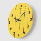 Rustige geelhoutplanken Grote klok (Hoek)