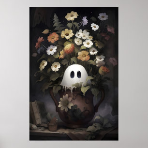Rustige Geest Bloempot Portret Printbare, Plant Poster