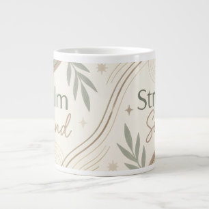 Rustige Geest Sterke Ziel Mok   Esthetische Koffie