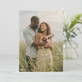 Rustige Gele Bloem Foto Kaart (Staand voorkant)