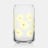 Rustige Gele Bloemen in de Ochtend Blikvorm Glas (Links)