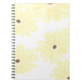Rustige Gele Bloemen in de Ochtend Notitieboek