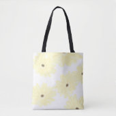 Rustige Gele Bloemen in de Ochtend Tote Bag (Voorkant)