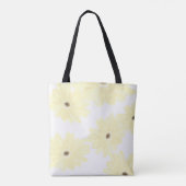 Rustige Gele Bloemen in de Ochtend Tote Bag (Achterkant)