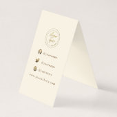 Rustige, gele zonnebloempitten voor Waterverf Kaart (Achterkant)