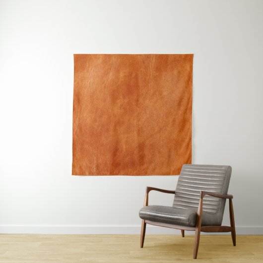 Rustige gember, natuurlijk leder wandkleed (In situ)
