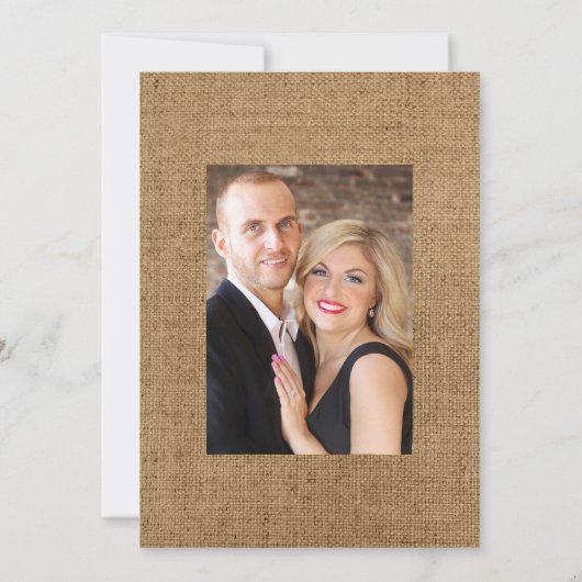 Rustige Geometrische Eucalyptus Garden Wedding Save The Date (Achterkant)