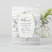 Rustige Geometrische landsinaasappel Eucalyptus We Kaart (Staand voorkant)