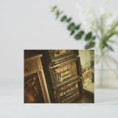 Rustige, gestapelde wolken met kratten briefkaart (Staand voorkant)