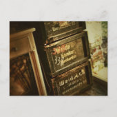 Rustige, gestapelde wolken met kratten briefkaart (Voorkant)