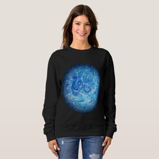 Rustige Getijde Esthetische Hoodie Trui (Voorkant volledig)