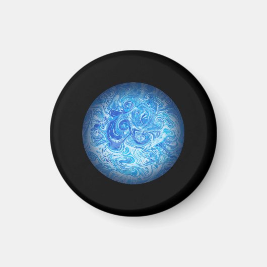 Rustige Getijde Knop Magneet (Voorkant)
