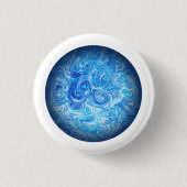 Rustige Getijde Knop Ronde Button 3,2 Cm (Voorkant)