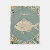 Rustige getijden gepersonaliseerd fleece deken (Voorkant)