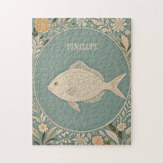 Rustige getijden gepersonaliseerd legpuzzel (Verticaal)