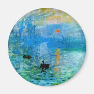 Rustige Geviste Blauwe Zonneeuw Boat Seascape Magneet