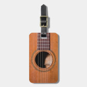 Rustige gitaar bagagelabel (Voorkant verticaal)