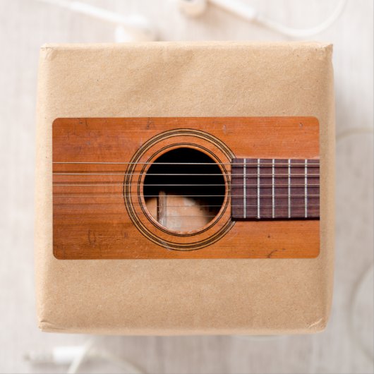 Rustige gitaar etiket (Insitu)