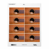 Rustige gitaar etiket (Full Sheet)