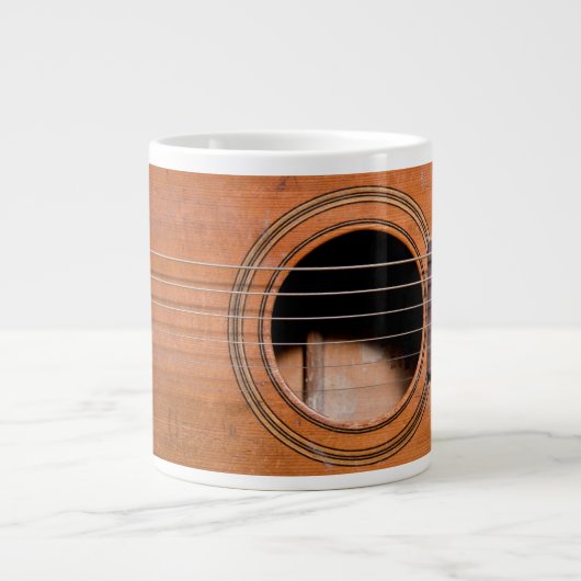 Rustige gitaar grote koffiekop (Voorkant)