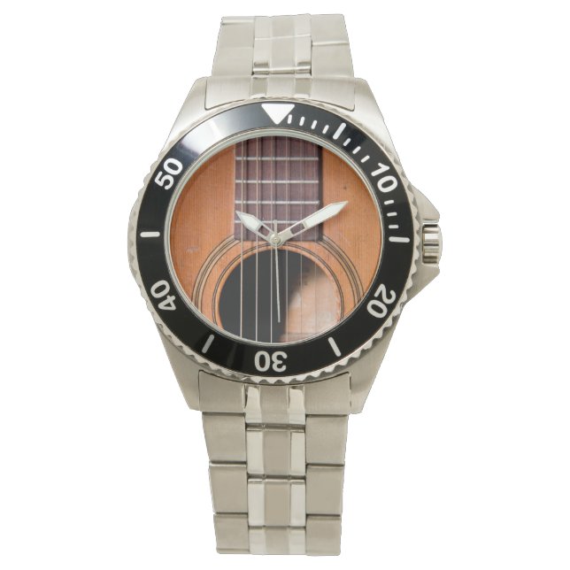 Rustige gitaar horloge (Voorkant)