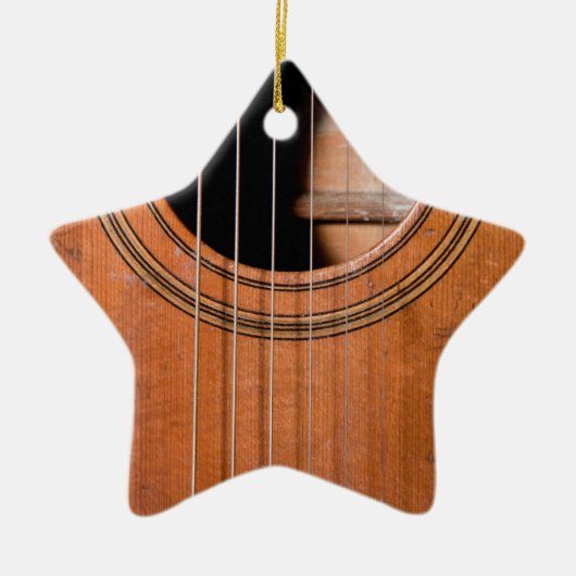 Rustige gitaar keramisch ornament (Voorkant)
