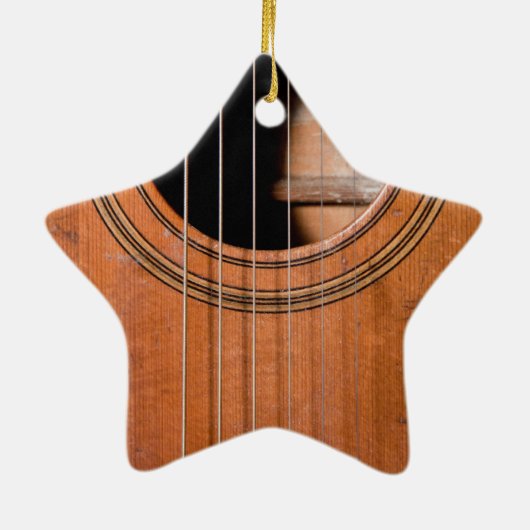 Rustige gitaar keramisch ornament (Achterkant)