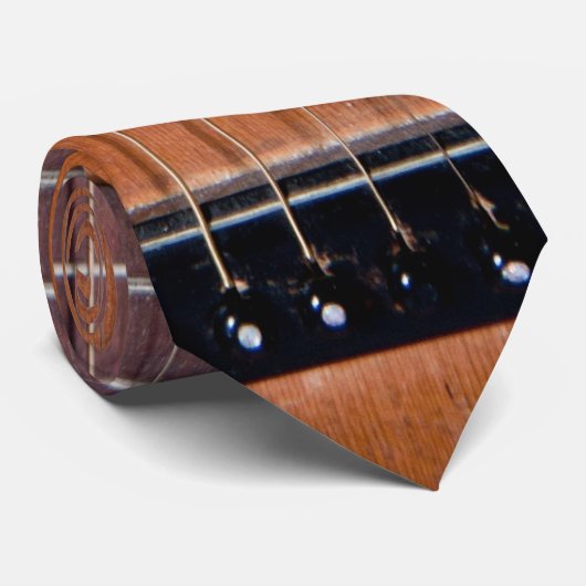 Rustige gitaar stropdas (Opgerold)