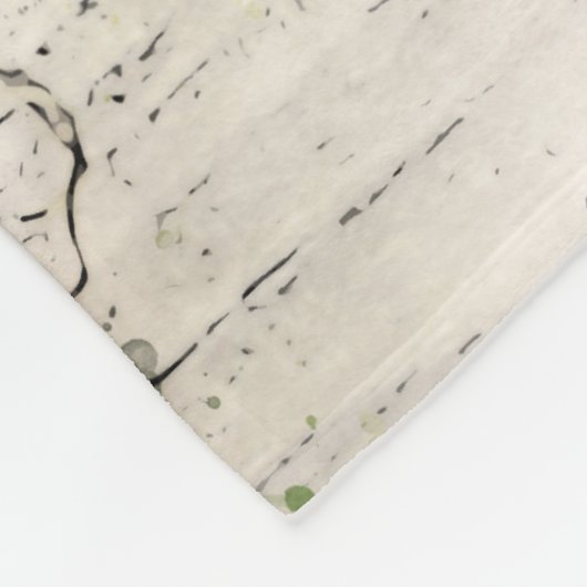 Rustige glaasjes met een wijnvat en druiven Drijns Fleece Deken (Hoek)