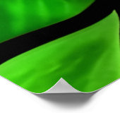 Rustige Glas in lood Kijk uit Land Sunflower Poster (Hoek)