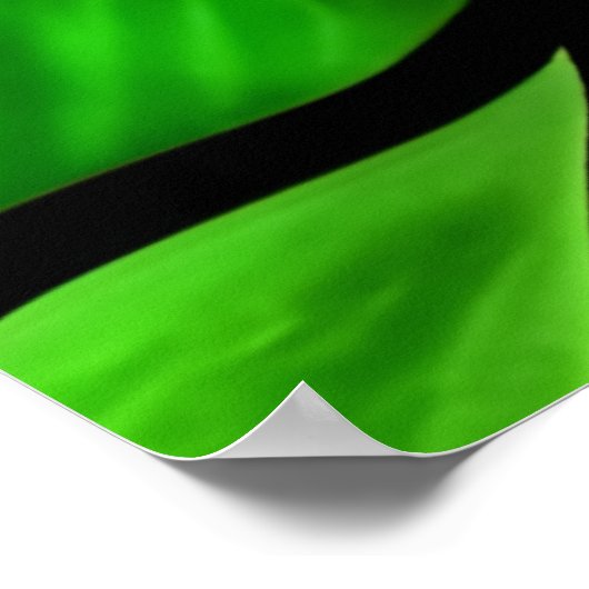 Rustige Glas in lood Kijk uit Land Sunflower Poster (Hoek)