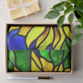 Rustige Glas in lood Kijk uit Land Sunflower Tissuepapier (Geschenk)