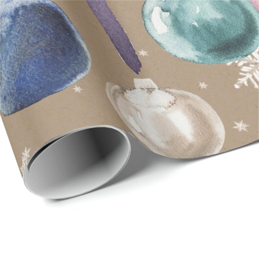 Rustige  glazen siervoorwerpen op lint cadeaupapier (Rol Hoek)