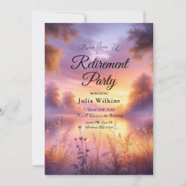 Rustige gloed van de avond bij het meer kaart