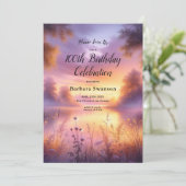 Rustige gloed van de avond bij het meer kaart (Staand voorkant)